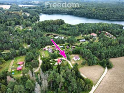 Działka 400 m od jeziora - plaży, przystani