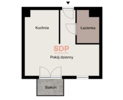 Kawalerka dla studenta Balkon Centrum
