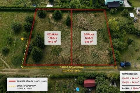 Działka budowlana, Dolice, powiat stargardzki -945 m2, 195 999...