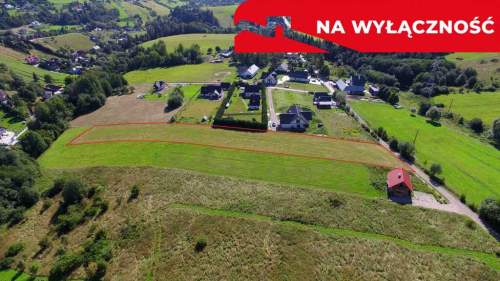 Działka z WZ 5291 m2 widok na Pieniny