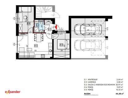 3 pokoje z garażem i ogrodem 40 m2 pod Poznaniem