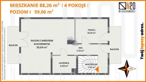 4 POK. MIESZKANIE koło lasu z miejscem postojowym