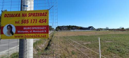 Działka 9400m usługi składowanie Czarna Rżyska Wołomin S8