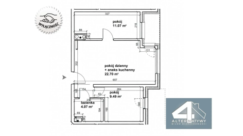 3-pok./ I Piętro /Apartamentowiec City Park