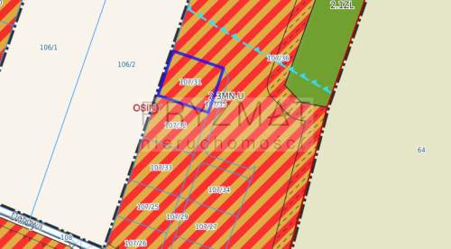 Na sprzedaż działka budowlana 1160 m   Osiny, gmina Mińsk Mazow