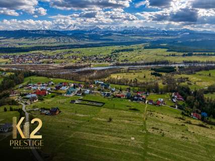 DZIAŁKA Z WIDOKIEM NA TATRY I JEZIORO CZORSZTYŃSKIE