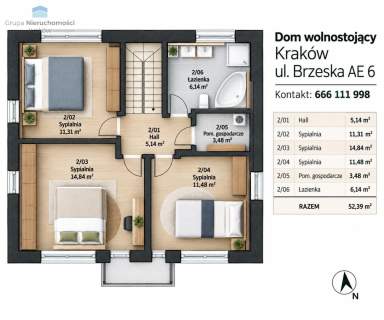 Dom wolnostojący 108 m Działka 8,76 a Kraków