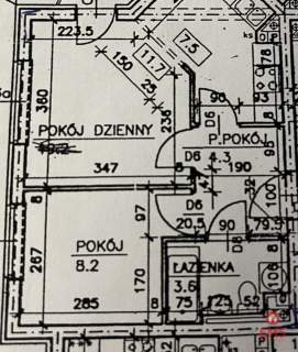 2 pokoje na parterze, balkon