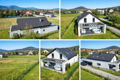 Nowoczesny dom w Beskidach 198m2