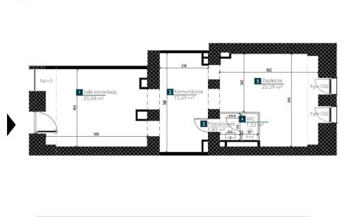 LOKAL USŁUGOWY 72,75 m SIENKIEWICZA WROCŁAW