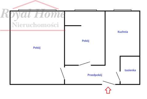 B. ładne, w pełnym rozkładzie 2 pok. w Centrum.