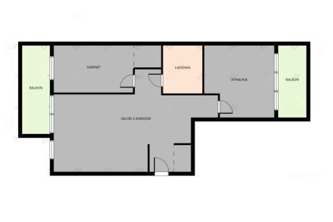 Centrum 3 pokoje 58 m nowe budownictwo, parking