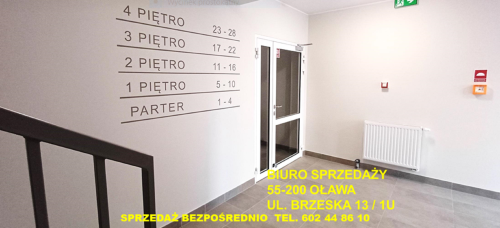 Mieszkanie Oława 2 pokoje plus kuchnia stan deweloperski