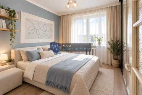 56m2, 3 pokoje, duży balkon, Kazimierza Wielkiego
