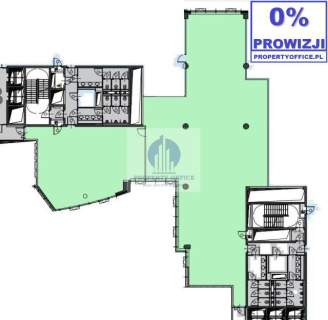 Mokotów lokal biurowy 646 m2 do wynajęcia