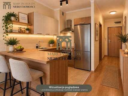 DUŻY BALKON 9,6 M 2 POKOJE GAJ