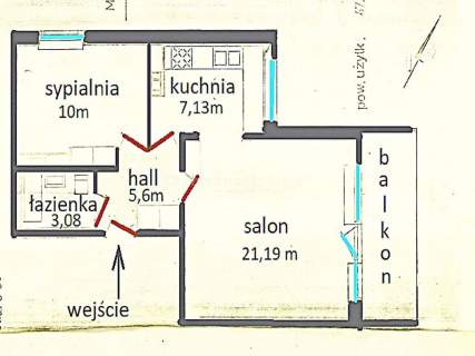 Mieszkanie na sprzedaż, 47 m2, Warszawa