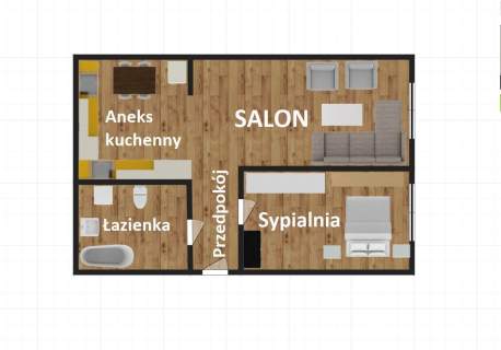 56,50m2 gotowe do zamieszkania Stare Miasto Głogów