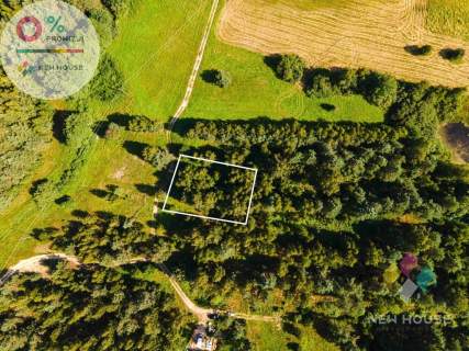 Woryty, budowała działka 1085 m2, Jezioro, las