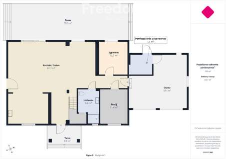 Dom ok. 280 m2, 4 pokoje, działka 2663 m2
