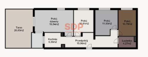 4 pokoje/ogródek/przy terenach zielonych
