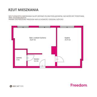 Mieszkanie 36,6 m w Giżycku
