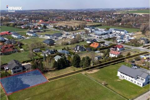 Działka Jaworze, ul. Bielska widok na góry