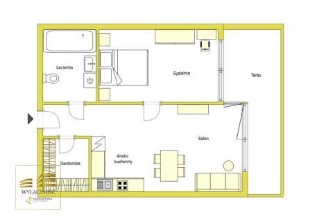 Apartament 2 pokojowy Centrum