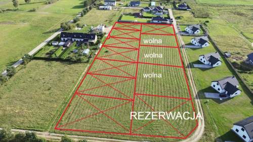 Działki z WZ w Chmieleńcu k. Bożegopola Wielkiego
