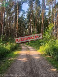 Uzbrojona działka 1171m2 budowlana pod lasem Rusin