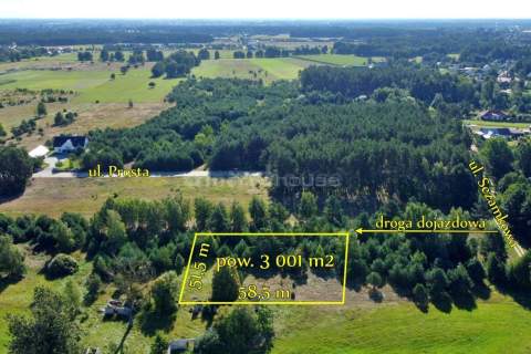 Działka w Łazach. Gotowe WZ i 3 km do Ostrołęki