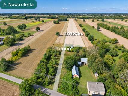 Zadbana działka rolna 2,93 ha Kamionka