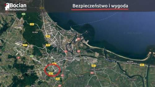Uzbrojona, płaska, słoneczna działka - Gdańsk