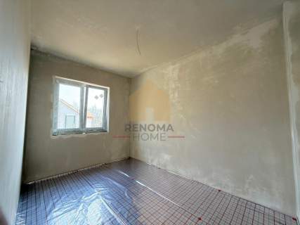 Dom bliźniak 105m2, Garaż w bryle, pompa ciepła