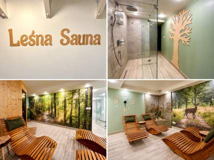 Całoroczny dom z sauna i jacuzzi wśród zieleni