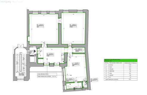 176 m2 Odrestaurowana kamienica Centrum Krakowa