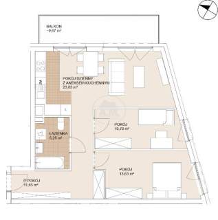 Teraz taniej Trzy pokoje Duzy Balkon Centrum