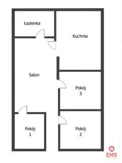 Mieszkanie słoneczne 4 pokoje 58m Suwałki centrum