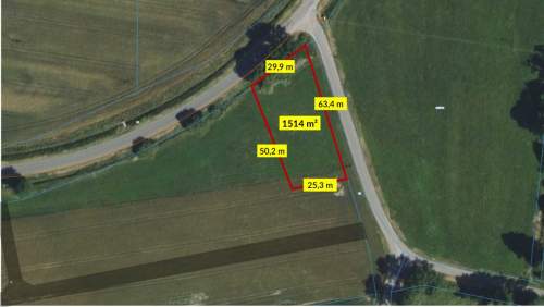 Działka budowlana Dzielna 1448m2