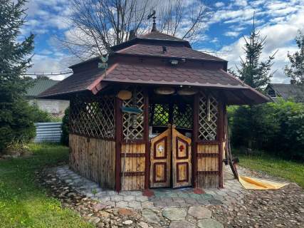 Siedlisko Kopytów Kodeń dom całoroczny Sauna teren za