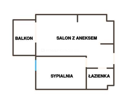 Mieszkanie 41,05m 2 pokoje Balkon Blisko PŁ