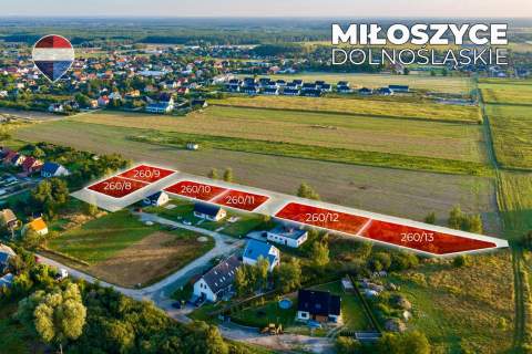 Na sprzedaż działki budowlane z MPZP, 13 km od Wrocławia