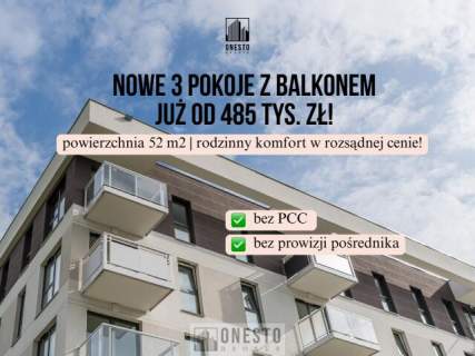 Nowe 3 pokoje dla Rodziny ZA MNIEJ NIŻ 500 tys. zł To możliwe...