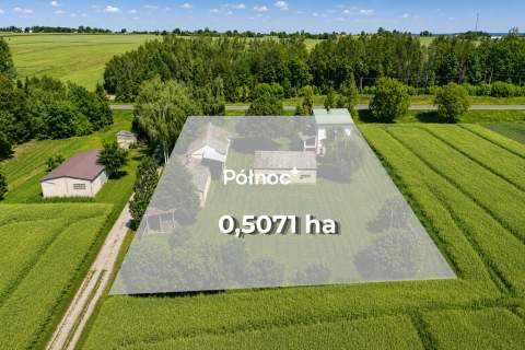 5-pokojowy dom z zabudowaniami gosp. w Rogalinie