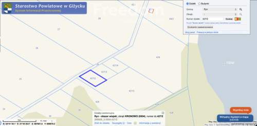 Działka 1001 m jezioro Dejguny Mazury