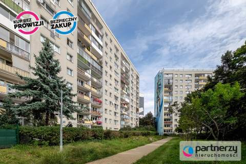 Mieszkanie 42,4 m Zaspa Duży balkon 2 Pok