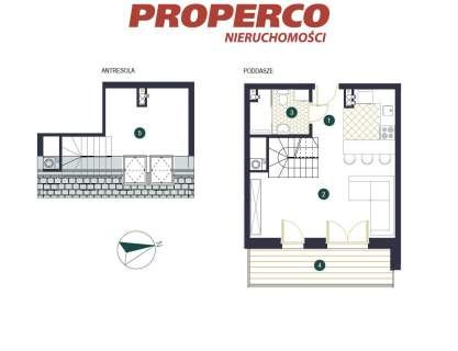 Apartament 1 pok, 34,17m2, Mrągowo