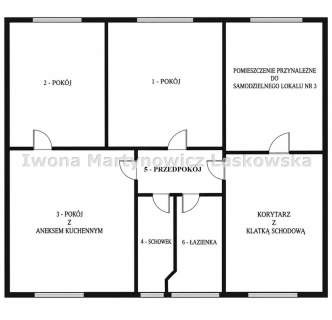 Bezczynszowe mieszkanie w kamienicy, 121 m2, ogród