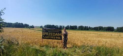 Działka przy trasie 714 Grodzsko Rzgów pow. łódzki wschodni