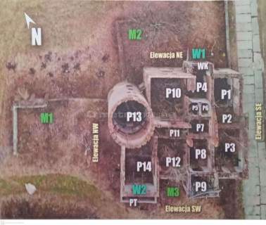 Ruiny Willi i Pałacu w Starej Kraśnicy 2,8 ha